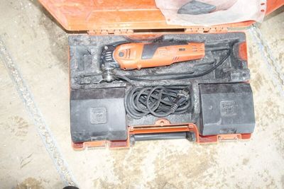 a tool in the case on the floor