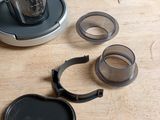 a blender that is sitting on a wooden table