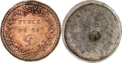 gros plan d'une pièce de monnaie sur une surface blanche