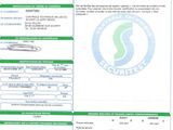 un document vert et blanc sur lequel figure un code-barres