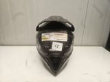 a close up of a motorcycle helmet on a table