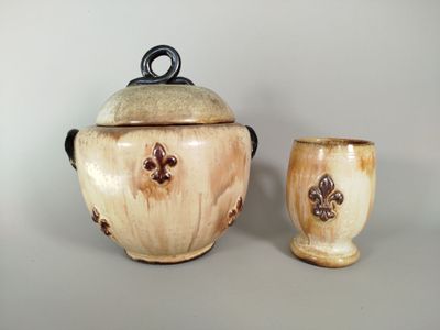 ATELIER GUÉRIN - BOUFFIOULX (XXème) : réunion d'un pot couve…