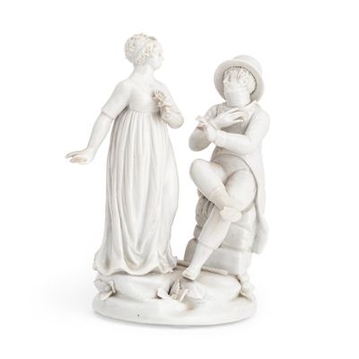 Groupe EN Porcelaine Blanche, Manufacture Antonibon, Nove DI…