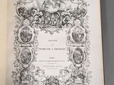 an open book with a picture of a man riding a horse on it