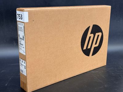 a close up of a box with a hp logo on it