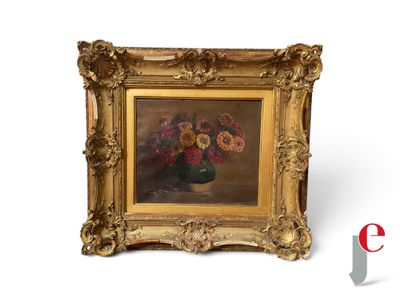 une image d'une peinture de fleurs dans un vase