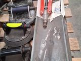 many different tools that are sitting on a pallet