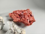 a piece of meat that is sitting on top of some rocks