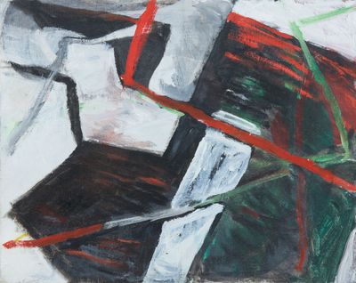 une image représentant un tableau d'un homme tenant un couteau à la main