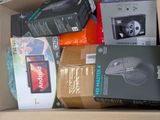 a box full of electronic items that are in the box