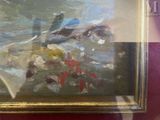 a picture of a painting hanging on a wall