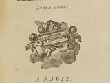 an old book with a picture of a train on it