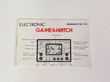 electronic game and watch manual for the nintendo game console