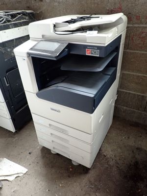 a white and black printer and a black and white printer