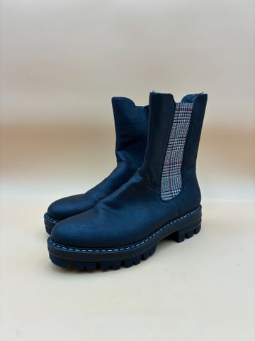 RIEKER – Paire de boots noir, intérieur rembourré. Taille : 40. É