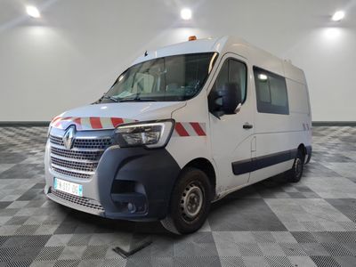 an image of a white van parked in a garage