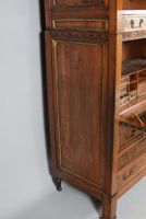 Secrétaire guillotine en noyer ouvrant par deux portes, six … (photo 4)