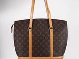 louis vuitton monogram canvas and leather tote bag