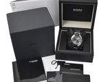 a black box with a watch inside of it