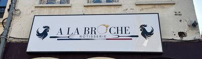 Panneau publicitaire pour façade extérieure, à démonter , en…