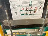 a sign on the back of a bus stating that the bus is not moving