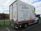 a truck that is parked in a parking lot