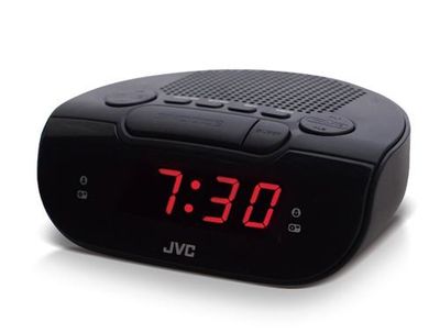 Radio-réveil JVC RA-F120B Noir/ La première photo est non co…