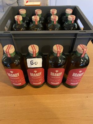 12 bouteilles de Brandy Spiritueux cuvée eau de vie de vin 4… - Photo 1