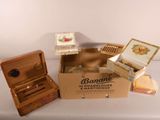 a box of cigars and a box of cigars on a table