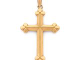 Pendentif en forme de croix en or jaune 14 carats