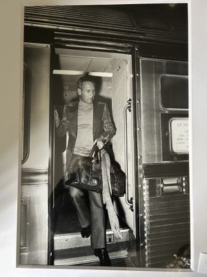 Daniel ANGELI (1943). Six heures du matin, Paul Newman desce…