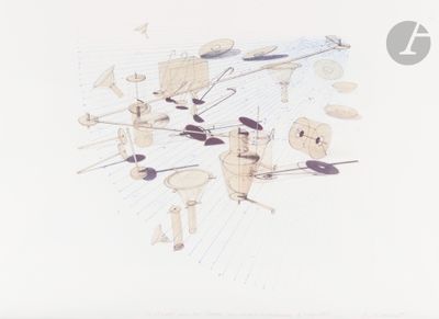 a drawing of a group of musical instruments in a circle
