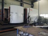 a large machine that is sitting inside of a building