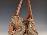 louis vuitton monogram canvas and leather shoulder bag