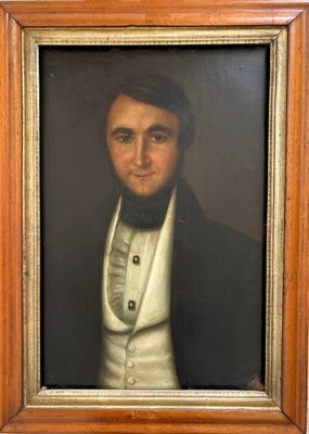 Portrait d'un homme en smoking, par [nom de l'artiste]
