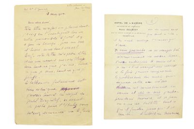 Pablo PICASSO. Lettre autographe signée « Picasso », Paris « in