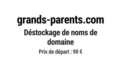 Nom de domaine grands-parents.com.