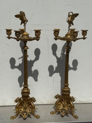Paire de candélabres