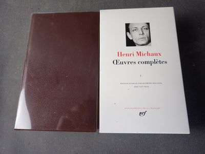 un livre sur la couverture duquel figure une photo d'Henri Michaux