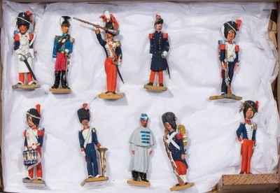 Roland Burlet. Second Empire. Garde Impériale et Lanciers.