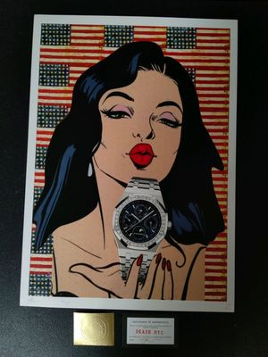 DEATH NYC. Sérigraphie sur papier signée à la main, avec certificat. 4 - Photo 1