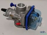 a close up of a carburetor on a table