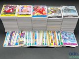 a lot of cards that are stacked on top of each other