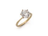 une bague en diamant à une seule pierre, par van cleef