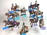 de nombreuses figurines exposées