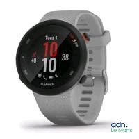 a close up of a smart watch on a white background