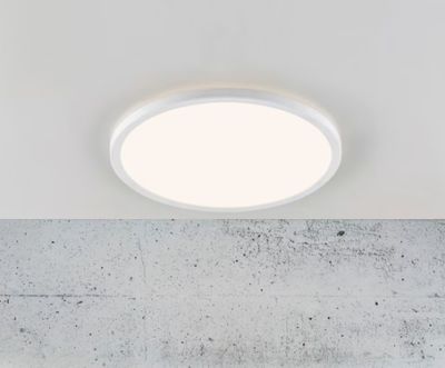 Lot de 3 plafonniers OJA 29 Plastique Blanc LED integrée 400…