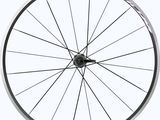 a close up of a bicycle wheel on a white background