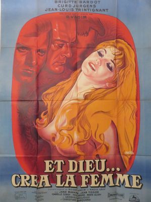 une affiche du film « Et Dieu créa la femme »