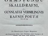 an old book with a black and white title on it